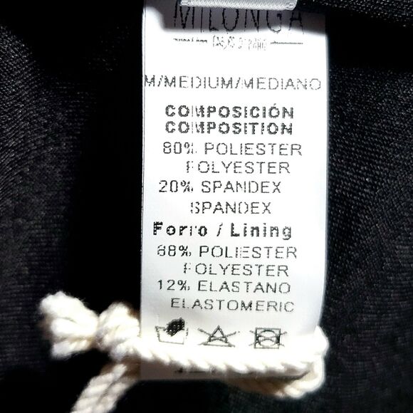 NWT MILONGA Beachwear Yucatan Reversible Halter Lycra Bikini Top‎ Women's Size M - Picture 5 of 6